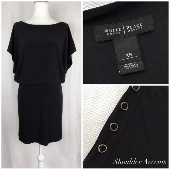 WHITE HOUSE BLACK MARKET Dolman Sleeve Blouson Dress - Picture 13 of 15